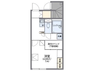 レオパレスクライネシュロスの物件間取画像